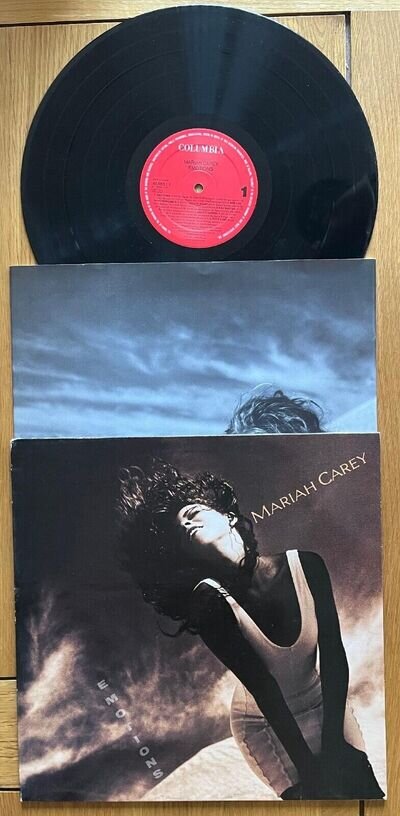 MARIAH CAREY : EMOTIONS Vinyl LP + Lyric Inner best