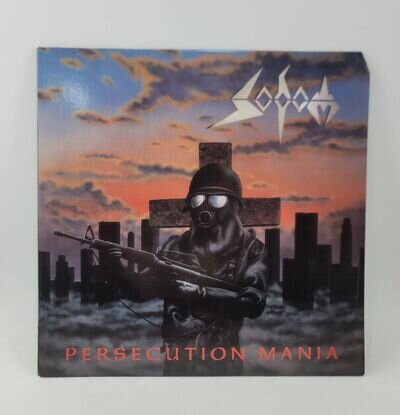 Sodom - Persecution Mania - Steamhammer - LP - Metal - 1988 VG+ Thrash - Vinyl