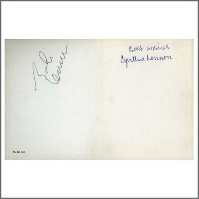 John And Cynthia Lennon Autographed In His Own Write 1964 (UK)