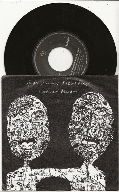 ANDY SUMMERS (POLICE) ROBERT FRIPP I ADVANCE MASKED RARE SPAIN SINGLE