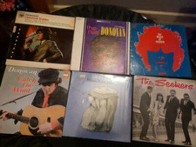 60s Vinyl LP Records Job Lot Donovan Cat Stevens Seekers Folk Rock Pop