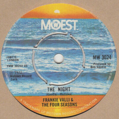 Frankie Valli The Night Mowest MW3024 Soul Northern Motown