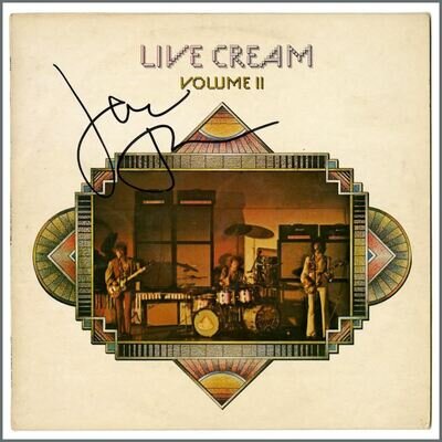 Jack Bruce Autographed Cream 1972 Live Cream Volume II LP (UK)