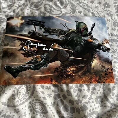 "STAR WARS" Jeremy Bulloch "Boba Fett" 12x8 Genuine Signed Autograph Online COA