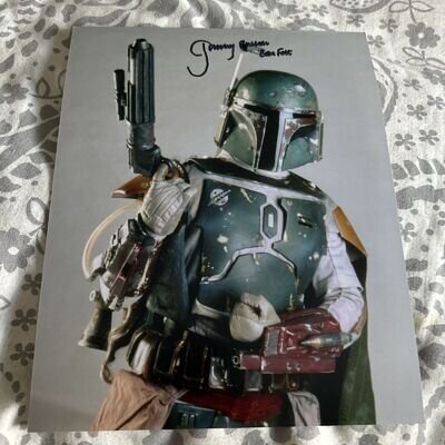 "STAR WARS" Jeremy Bulloch "Boba Fett" 10x8 Genuine Signed Autograph Online COA