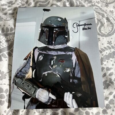 "STAR WARS" Jeremy Bulloch "Boba Fett" 10x8 Genuine Signed Autograph Online COA