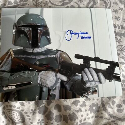 "STAR WARS" Jeremy Bulloch "Boba Fett" 10x8 Genuine Signed Autograph Online COA