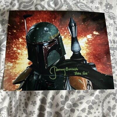 "STAR WARS" Jeremy Bulloch "Boba Fett" 10x8 Genuine Signed Autograph Online COA