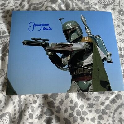 "STAR WARS" Jeremy Bulloch "Boba Fett" 10x8 Genuine Signed Autograph Online COA