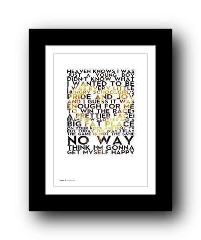 ❤ GEORGE MICHAEL ❤ Freedom 90 - song lyrics poster art print wham #22