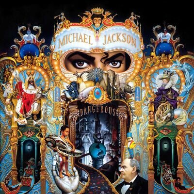 MICHAEL JACKSON "DANGEROUS".. Iconic Album Cover Poster Various Sizes