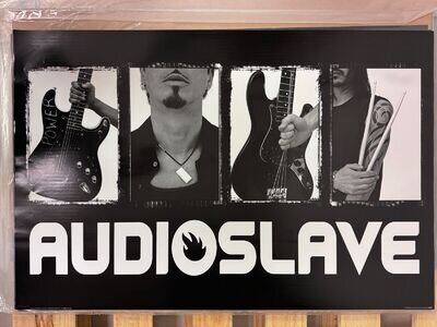 Audioslave Poster deadstock vintage Chris Cornell 24" x 36" 2006