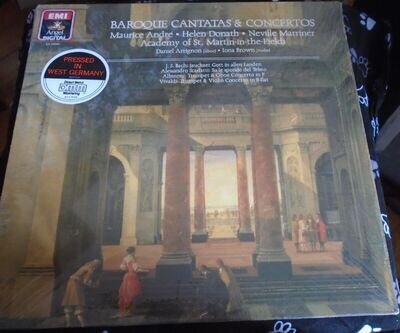 MAURICE ANDRÉ, Baroque Cantatas & Concertos Arrignon German Excellent- LP