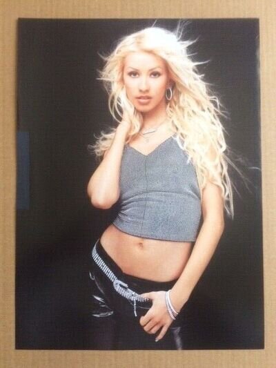 CHRISTINA AGUILERA Ex-Scrapbook 2022 Original Vintage Magazine Clipping / Poster