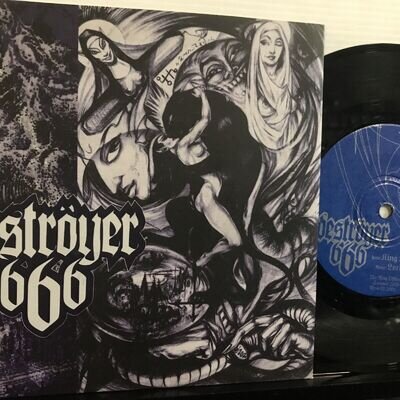 Deströyer 666 – King Of Kings / Lord Of The Wild 7" Single 2000 NUMBERED VG+/VG+