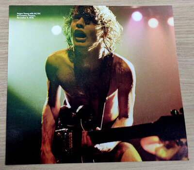 Angus Young - AC/DC - Classic Mini-Poster / Picture - Coventry 1978 - RARE