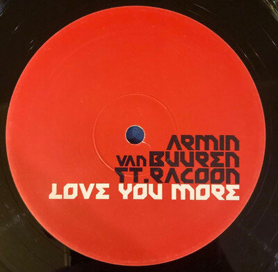 Armin van Buuren Ft. Racoon - Love You More, Trance, 2006 UK 12" Vinyl record