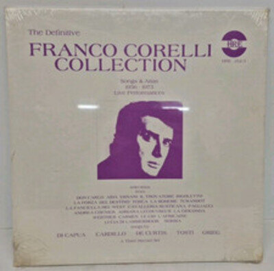 Franco Corelli Collection HRE 1956-1973 Songs Arias 3 Vinyl LP Box Set Sealed M