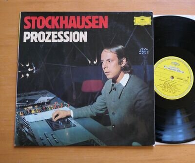 DG 2530 582 Stockhausen Prozession 1975 Deutsche Grammophon Stereo LP