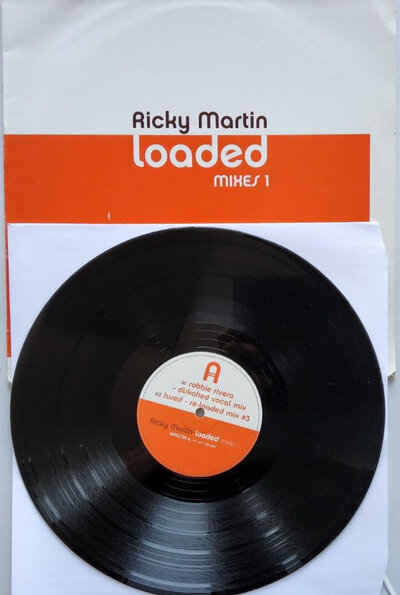 Ricky Martin Loaded - Mixes 1, house 12" vinyl record