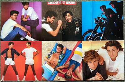 WHAM! - Giant foldout poster 52 x 82cm GEORGE MICHAEL