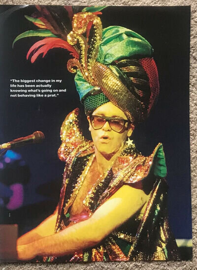 ELTON JOHN - 1995 Full page UK magazine poster