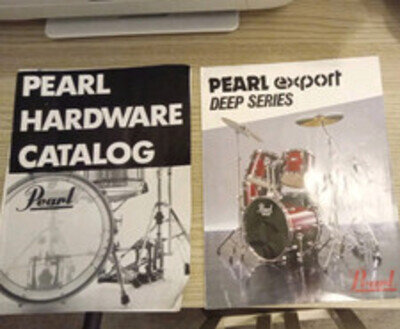 Vintage Pearl Export Deep Series Catalogue & Hardware Catalogue