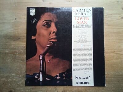 Carmen McRae Sings Lover Man Very Good Vinyl LP Record Album SBBL667