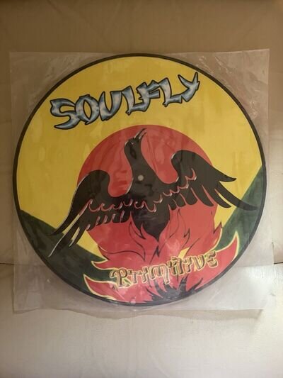 Soulfly Primitive 12” Picture Disk Vinyl 2000 US Original LP roadrunner edition