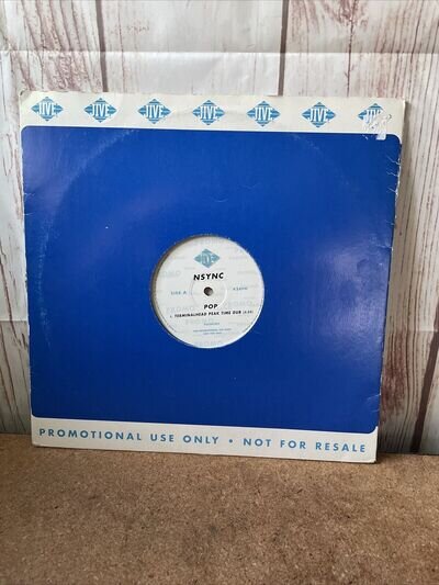 *NSYNC - Pop (12", Promo) Terminalhead Peak Time Dub Dance Justin Timber lake