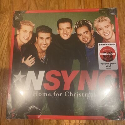 NSYNC Home for Christmas 2 LP Opaque Green Vinyl Limited Edition NEW SEALED