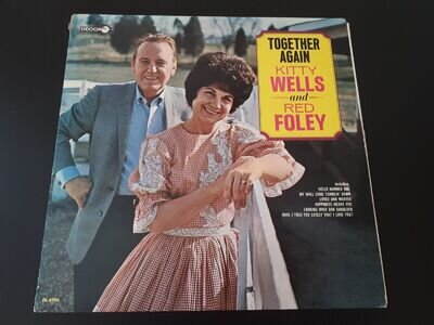 KITTY WELLS And RED FOLEY TOGETHER AGAIN VINYL LP DECCA