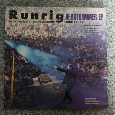 Runrig – Hearthammer (CHSG123754) 1991 (12" Single) - Some water damage to cover