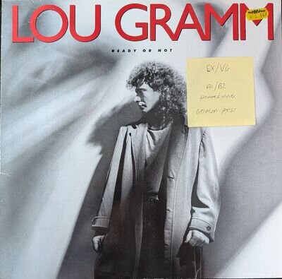 Lou Gramm Ready Or Not Vinyl Record EX/VG 781 728-1 1987