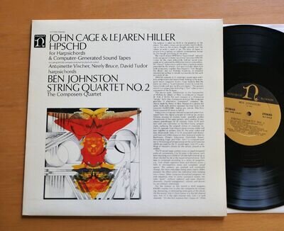 H-71224 John Cage & Lejaren Hiller HPSCHD Nonesuch Stereo NEAR MINT