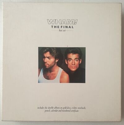 WHAM! THE FINAL BOX SET PAPERWORK ONLY (LOW START AUCTION