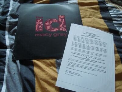 Macy Gray The ID Promo 12" Single + Press Release Sheet