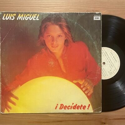 LUIS MIGUEL ¡Decídete! 1983 EMI LP MEXICO VG vinyl decidete