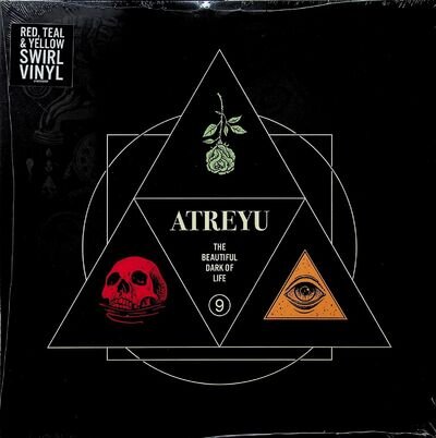 ATREYU- The Beautiful Dark Of Life LP (NEW 2023 Red/Yellow/Teal Swirl Vinyl)