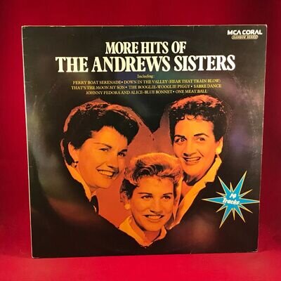 THE ANDREWS SISTERS More Hits Of 1975 UK vinyl LP The Booglie Wooglie Piggy B