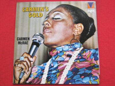 Carmen McRae Carmen's Gold LP Mainstream MSL1025 EX/EX 1971 sleeve has small pai