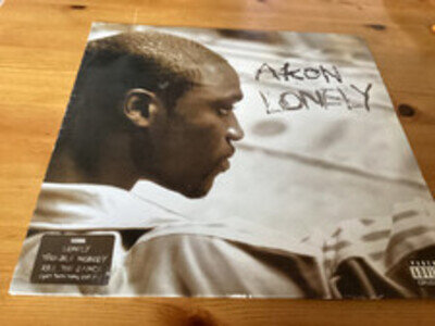 Akon-Lonely. Island Records 12” Single 2005 First Pressing