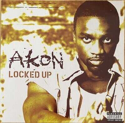 Akon – Locked Up 12” Vinyl Hip Hop Gangsta Pop Rap 2003 MCST40406 EXCELLENT