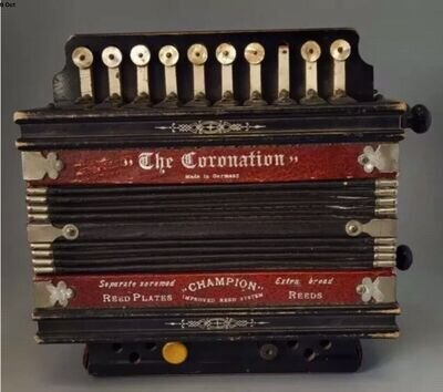 "The Coronation" Vintage Accordion