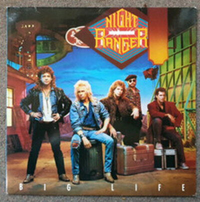 NIGHT RANGER – BIG LIFE 1987 LP Album Record Rock/Metal MCA 5839, Vinyl Is NM