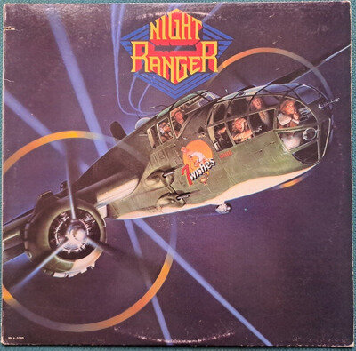 NIGHT RANGER - 7 WISHES - 12" VINYL LP ALBUM RECORD & INNER SLEEVE - VG / EX