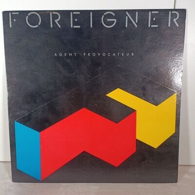 Foreigner Agent Provocateur LP vinyl Embossed first UK Pressing 1984 781999-1