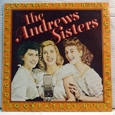 The Andrews Sisters - 20 Greatest Hits vinyl LP Scana 27019 NEAR MINT