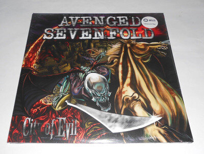 Avenged Sevenfold – City Of Evil Translucent Red Vinyl Double Album -MINT/Sealed