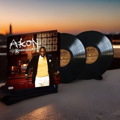 Akon - Konvicted 12” Double Vinyl, Album, LP, 180g New & Sealed